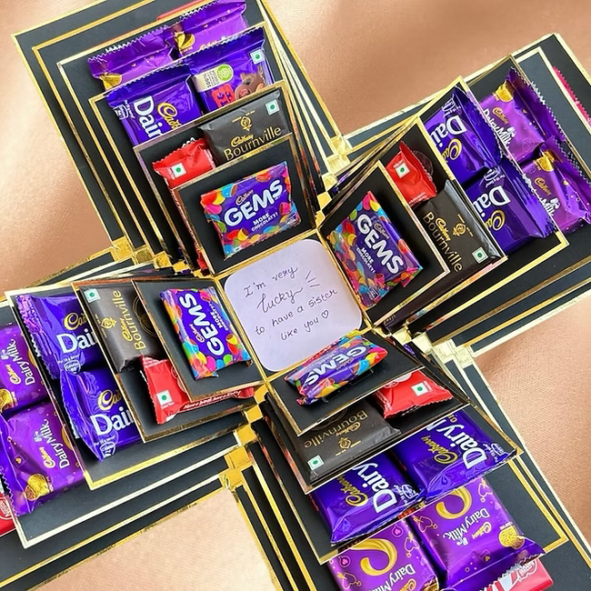 Chocolate explosion box