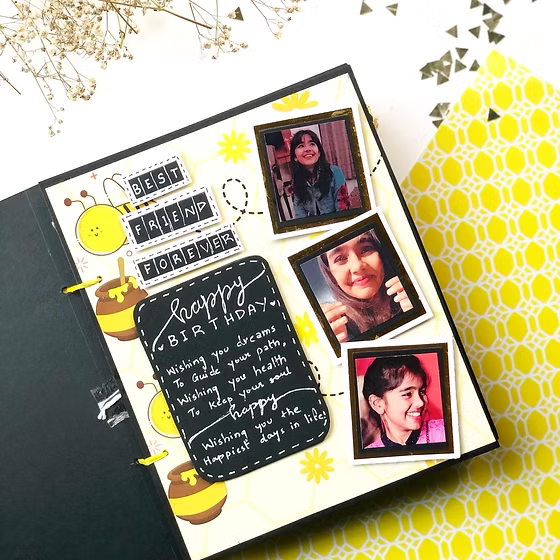 Ribbon Birthday Scrapbook