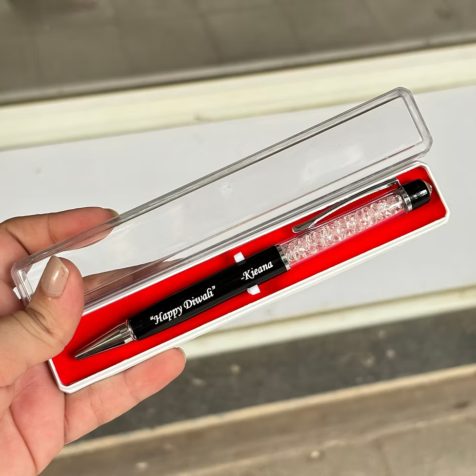 Diamond name pen