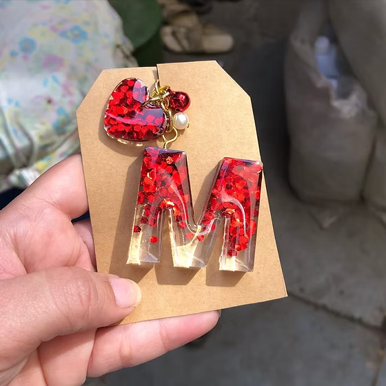 Resin keychain