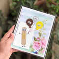 ‘Get well soon’ greeting card