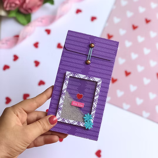 Shaker Pop up cube card (2 cubes)
