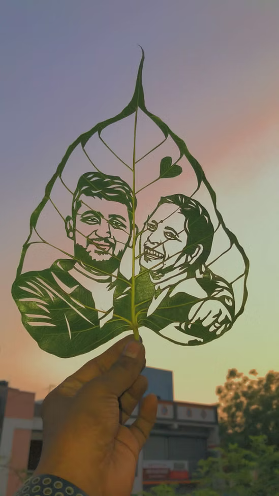 Leaf art