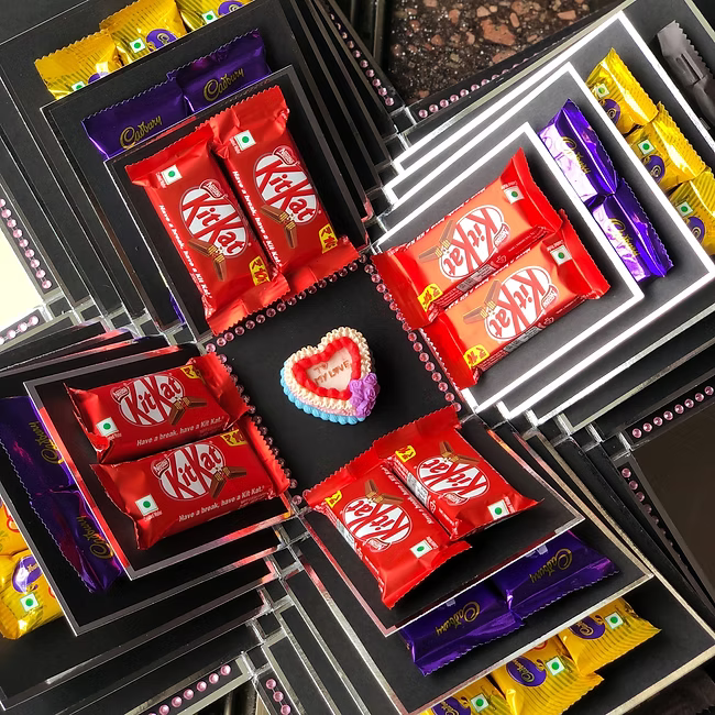 5 layer chocolate explosion box